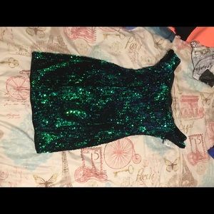 flip sequin dress